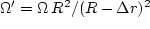 $\Delta r \ll \lambda$