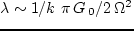 $\Delta r/\lambda$