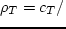$Q_* = c_r/c_T \ge 1$