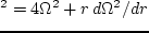$\omega \rightarrow \hat\omega
\equiv \omega - m\Omega $