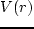 $V(r)$