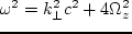 \begin{displaymath}
\omega^2_{���} = - g{\Oo{d\ln(\rho_0) \o dz} {k^2_\perp \o
k^2_\perp + k^2_z}} \,.
\end{displaymath}