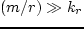 $(\sin\Theta)_{\max} \le m/ \sqrt{ m^2 + (r/L_\s)^2 } < 1$