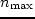 $n_{\max} \sim (\Pi_{th})^{1/3}\!$