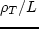 $\rho_T/L_\s\simeq 0,\!15 \div 0,5$