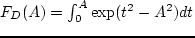 \begin{displaymath}
1 + k\,\Delta = 2\,A\,F_D(A), %\eqno(2.5.17)
\end{displaymath}