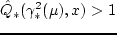 $\gamma^2 > \gamma^2_*$