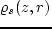 $\varrho(z=0) = \varrho_0$