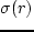 $\int\limits_{-\infty}^{\infty}{\varrho(z;r)\,dz}=\sigma(r)$