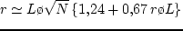 $m = 1/N$