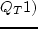 $Q_T^{(P)}\simeq 3$