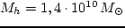 $M_h=6\cdot 10^{10}\,M_\odot$