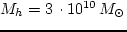 $M_b\simeq
10^{10}\,M_\odot$