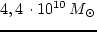 $\propto \exp(-(r/1,\!9$