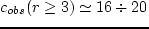 $c_{obs}=12\div 16$