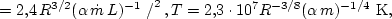 \begin{displaymath}
F_{rad} = {4 \o 3}{a\,c\,T^4 \o \s\,k}.
\end{displaymath}