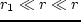 $r_e < R_2 < R_0$