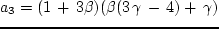 \begin{displaymath}
+~6\,(3 - 5\,\beta_0)]\left({\omega \o \alpha\, \Omega}\right) -
4\,(5 - 3\,\beta_0)(k\,h_0)^2 = 0\,. %\eqno(5.3.14)
\end{displaymath}