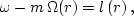 $l \equiv r^2\Omega = {\rm const}$