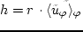 \begin{displaymath}
r_{\pm} = r_0/\Bigl(1 \mp \sqrt{1 - 2\,C\,'}\Bigr). %\eqno(5.3.30)
\end{displaymath}