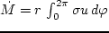 $\delta=2kc_s^2/(\Omega^2\,r)$