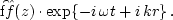 \begin{displaymath}
-i\omega v_1 + \ {1\o 2}\,\Omega u_1 = -k^2\nu_0 v_1 -
ik\,{3\o 2}\,\Omega\nu_0\eta_1/\eta_0 \,. %(5.3.53)
\end{displaymath}