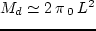 $R \simeq (4 \div 5) L_\s $