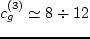 $c^{(1)}_g
\propto \exp(-r/L_{cg})$