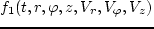 \begin{displaymath}
\rho_*(\vec r,t) = \int \, f(\vec r,\vec V,t)\,d\vec V \,.
\end{displaymath}