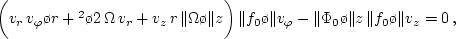 $\varkappa = 2\,\Omega\, \sqrt{1 + r\,d\Omega/2\,\Omega\,dr}$