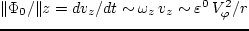$\Vert/\Vert z \sim
\Delta^{-1}_* \sim \varepsilon^{-2}/r$