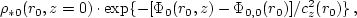 \begin{displaymath}
c_\varphi(r_0) = {\varkappa(r_0) \o 2\,\Omega(r_0)}\,c_r(r_0).
\end{displaymath}
