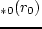 $\varkappa(r_0)$