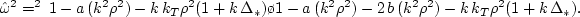 $k_T =
\varkappa^2/2\,\pi\,G\, \s_{*0}$