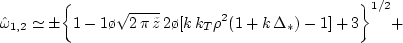 $\vert\hat\omega_3\vert \,\lee\, \varkappa/k_T L \ll \varkappa$